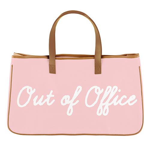 CANVAS TOTE - OUT OF OFFICE