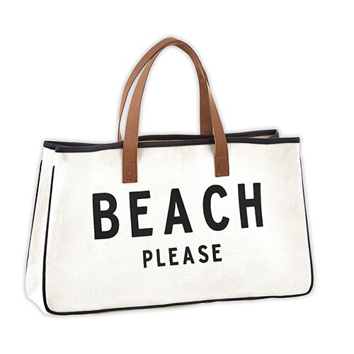 Canvas Tote - Beach Please