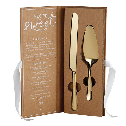 CARDBOARD BOOK SET - CAKE SERVER