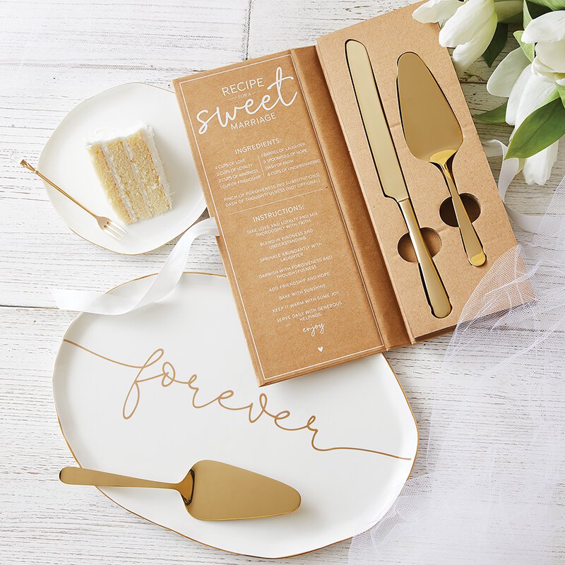 CARDBOARD BOOK SET - CAKE SERVER