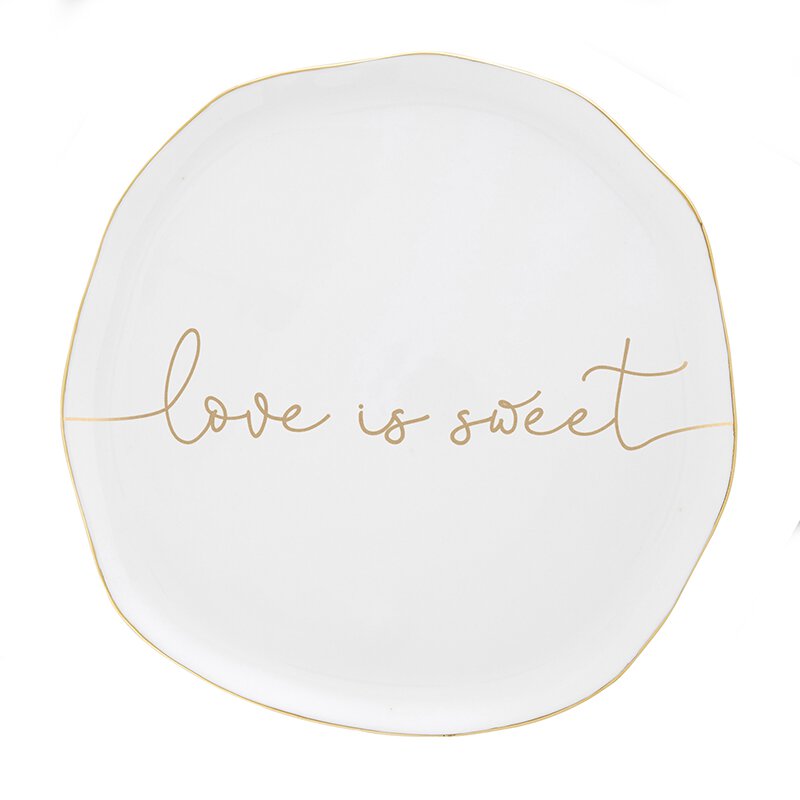 Ceramic Cake Stand - Love Is Sweet