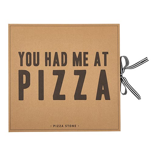 CARDBOARD BOOK SET - PIZZA STONE