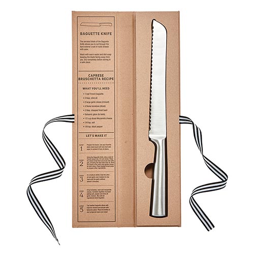 CARDBOARD BOOK SET - BAGUETTE KNIFE