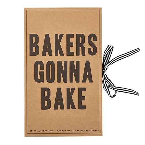 CARDBOARD BOOK SET - BAKING SET