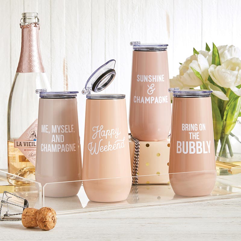 4 Popular Champagne Tumblers-put to the test and the results are in!