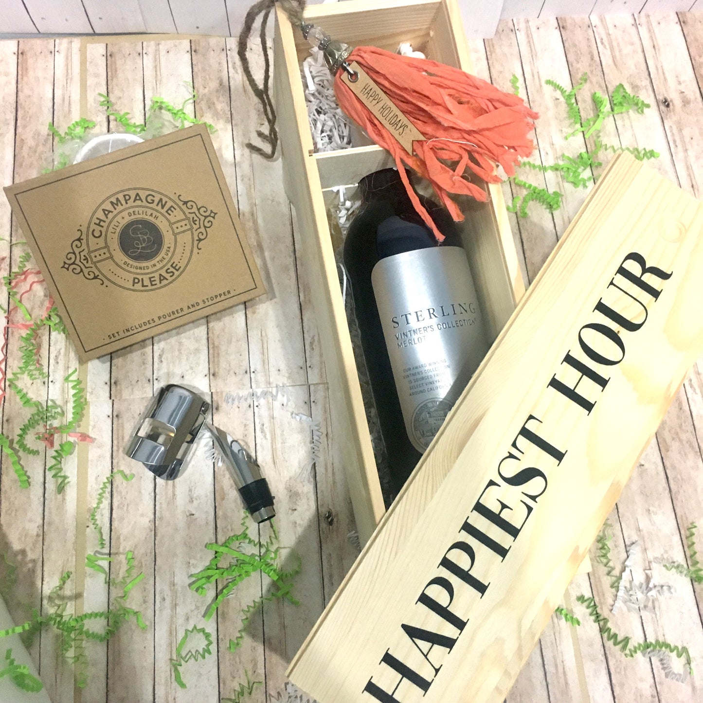 Wood Wine/Champagne Box