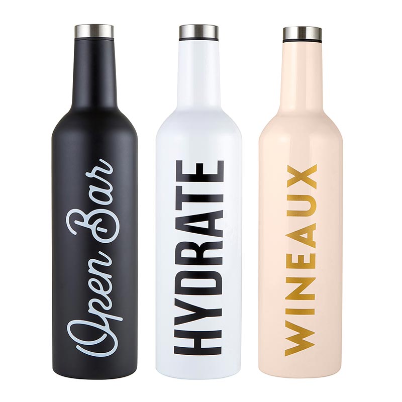 Stainless Steel Wine Bottles