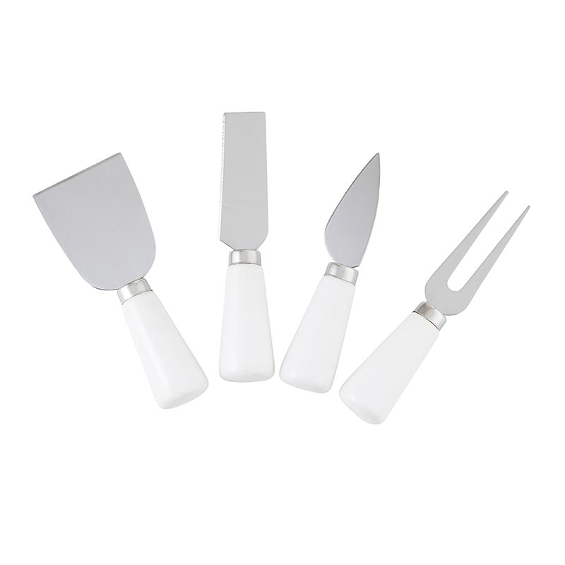 Say Cheese Ceramic Cheese Knives - Set of 4