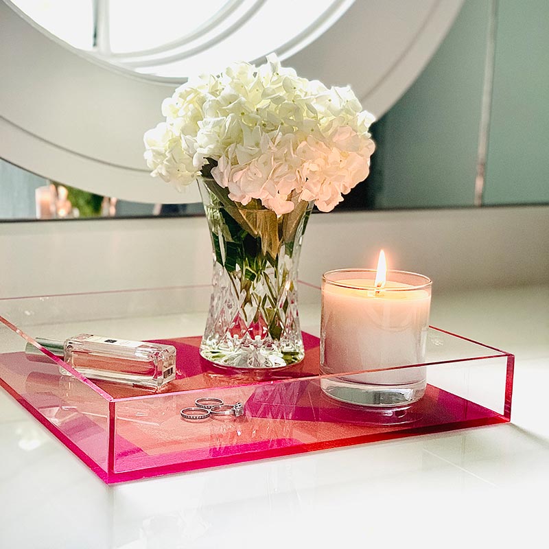 Pieces of Me Lucite Tray - Love