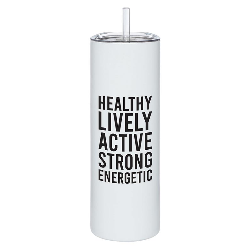 Skinny Tumbler with Straw