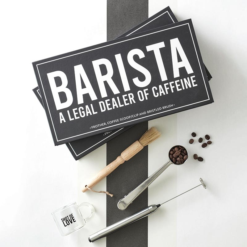 Barista Stencils and Shaker Book Box-Coffee Lover's Gift – Anara Lifestyle