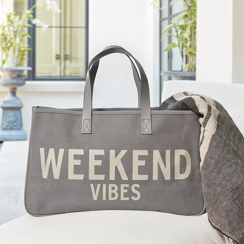 Canvas Tote - Weekend Vibes