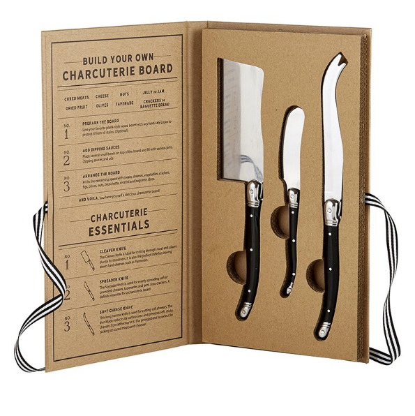 CARDBOARD BOOK SET - CHARCUTERIE SPREADERS